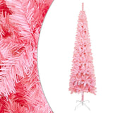 Vidaxl Christmas tree narrow 150 cm pink