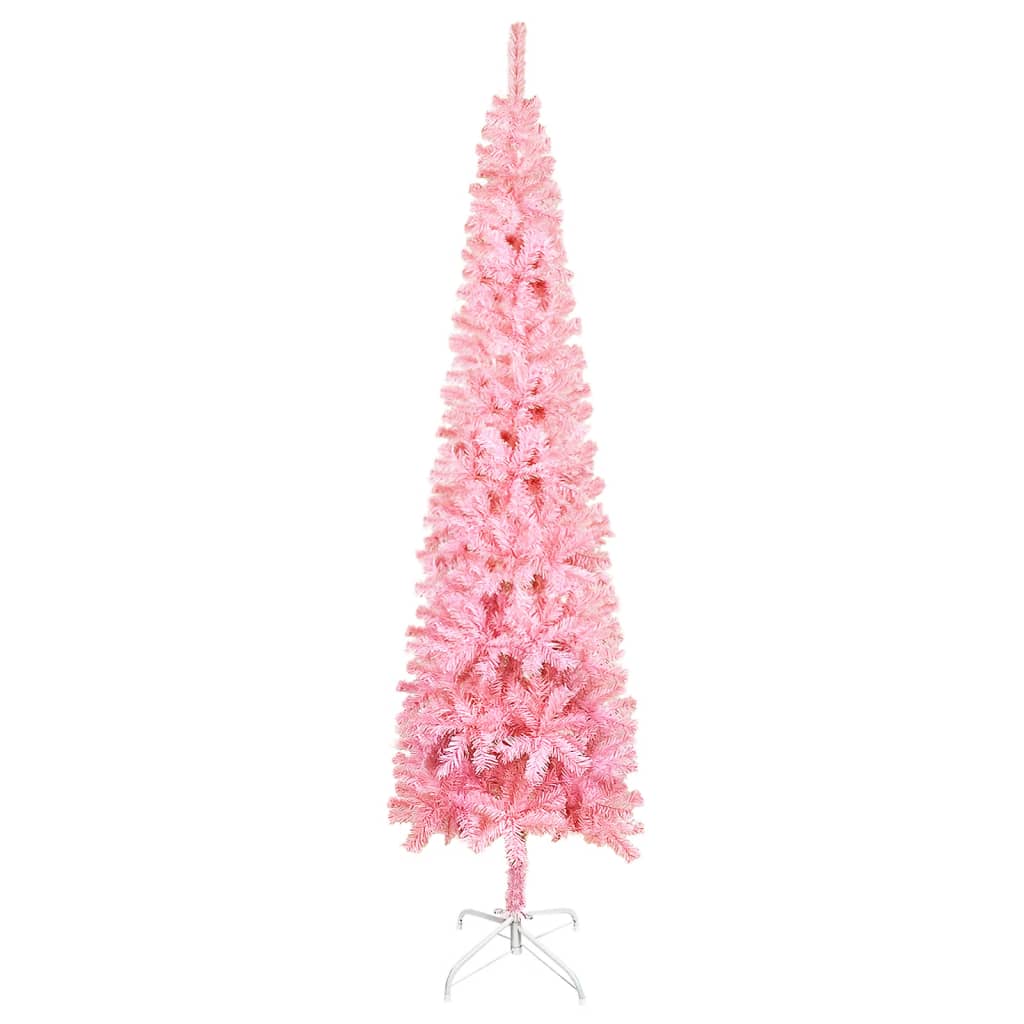 Vidaxl Christmas tree narrow 150 cm pink