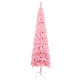 Vidaxl Christmas tree narrow 150 cm pink