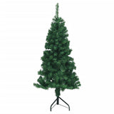 Vidaxl Kunstkerstboom Hoek 120 cm PVC Green