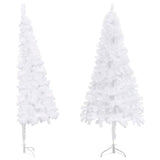 VidaXL Kunstkerstboom Hoek 150 cm PVC White