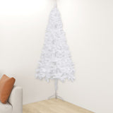 VidaXL Kunstkerstboom Hoek 150 cm PVC White