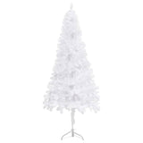 Vidaxl Kunstkerstboom Ecke 210 cm PVC Weiß