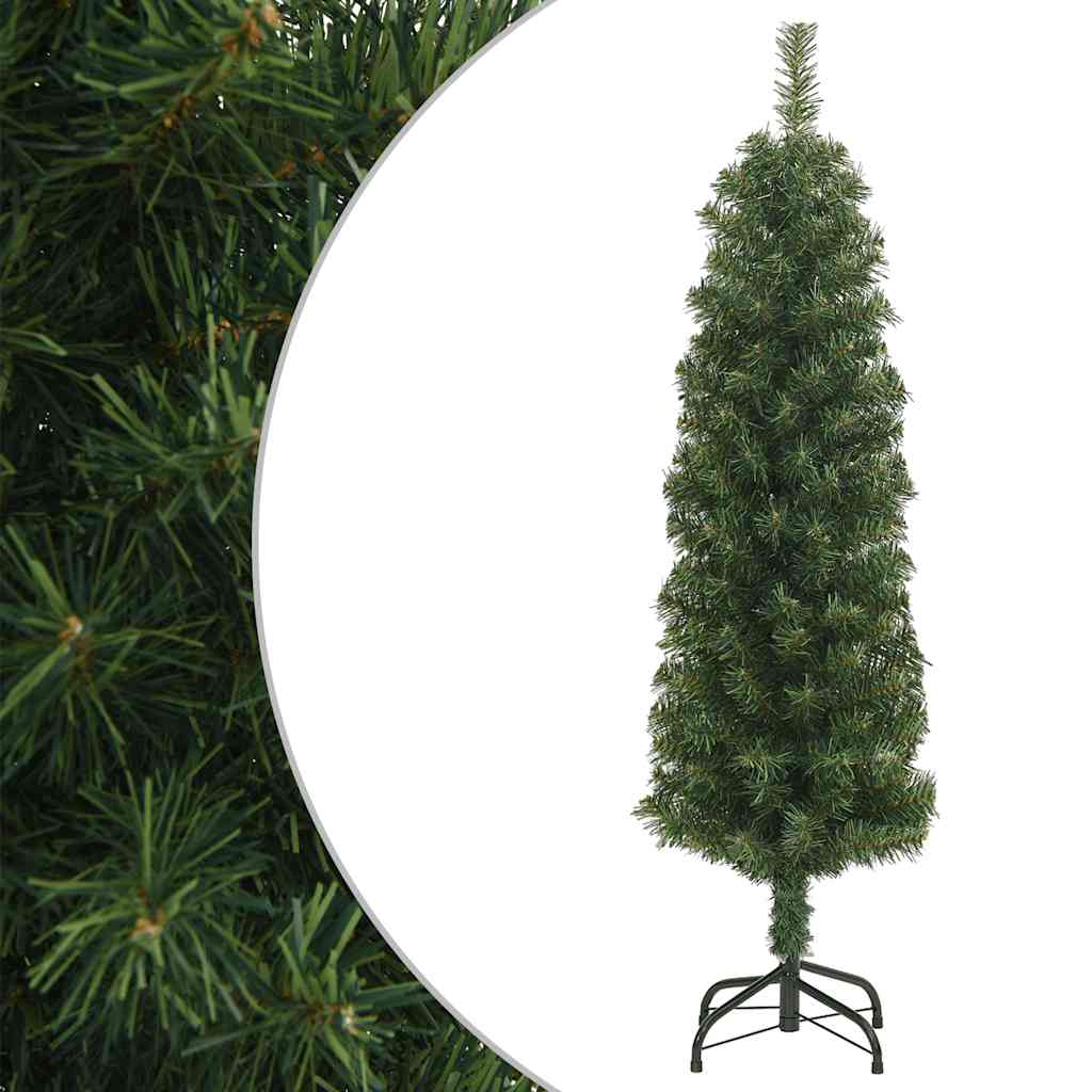 Vidaxl Kunstkerstboom with standard narrow 120 cm PVC green