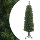 Vidaxl Kunstkerstboom with standard narrow 120 cm PVC green