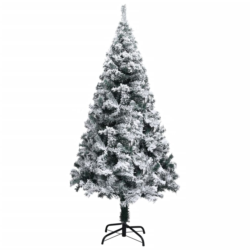 Vidaxl Kunstkerstboom con neve 120 cm verde