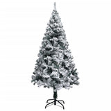 Vidaxl Kunstkerstboom con neve 120 cm verde