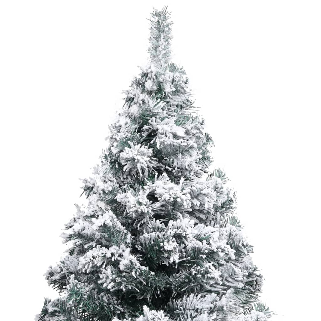Vidaxl Kunstkerstboom con neve 120 cm verde