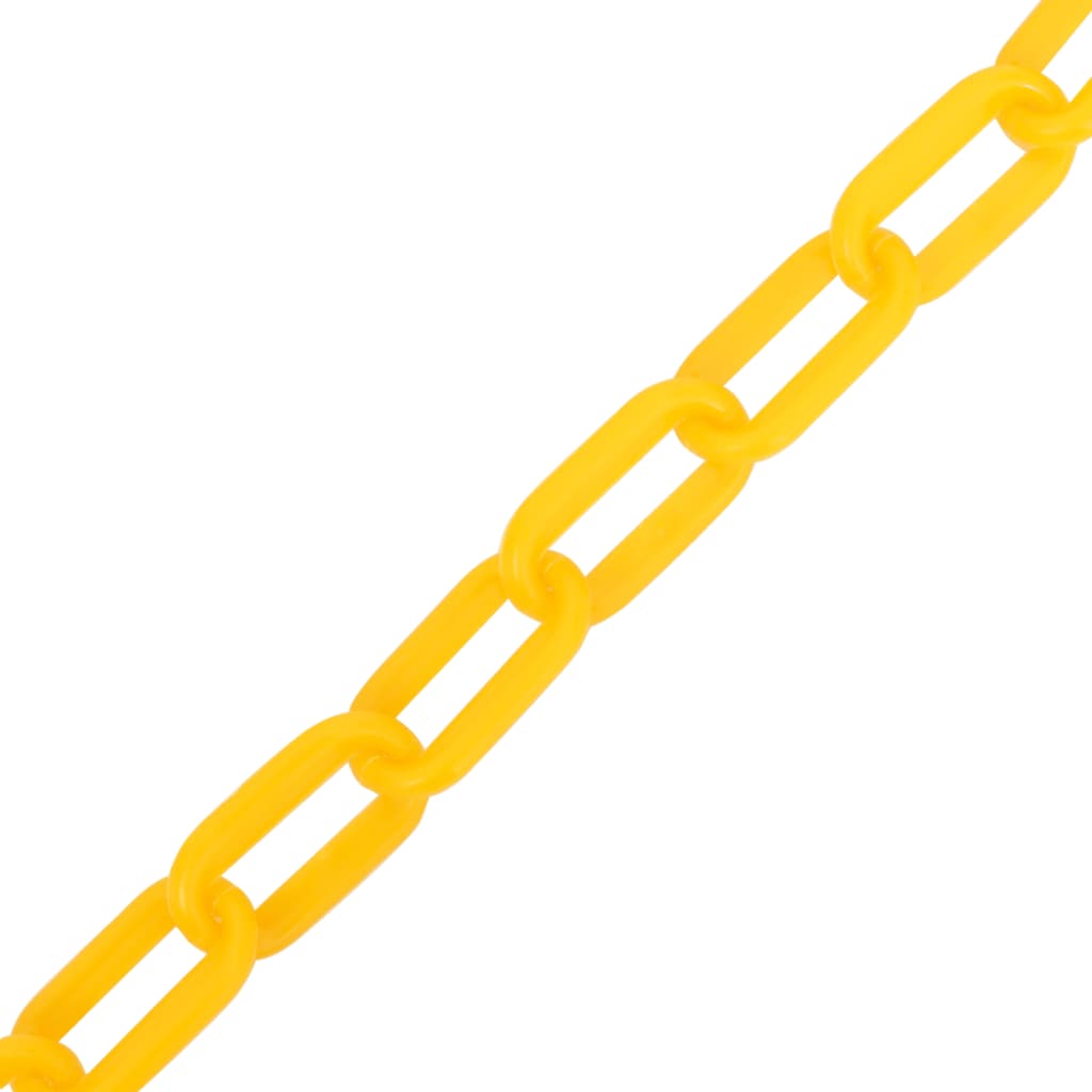 Catena di sicurezza Vidaxl Ø 6 mm 100 m di plastica giallo