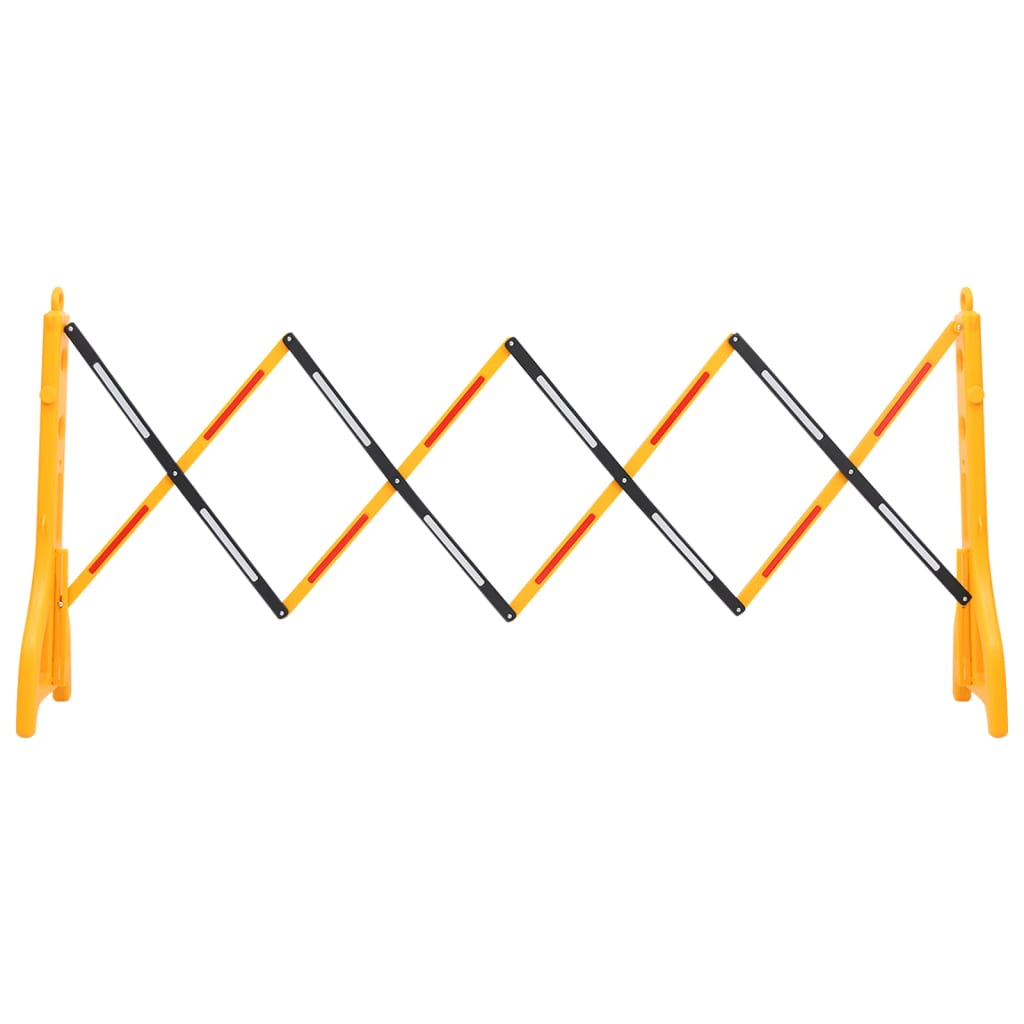 Vidaxl Traffic Barrier pieghevole 250x38x96 cm giallo e nero