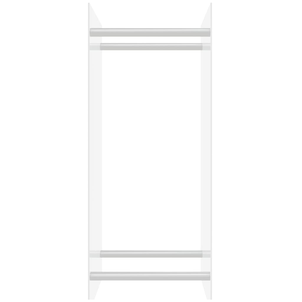 Vidaxl pejs trek 40x35x100 cm hærdet glas gennemsigtig