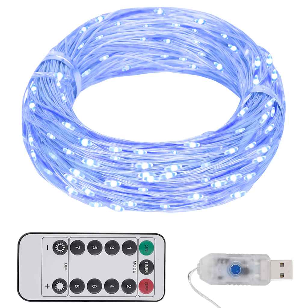 Vidaxl Light Garland med 150 lysdioder 15 m blå