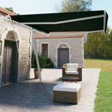 Vidaxl laifel fritt -Stående automatisk 450x350 cm Antracitt -farget