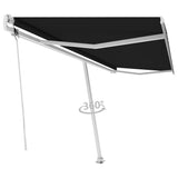 Vidaxl Luifel Free -standing automatic 500x350 cm Anthracite -colored