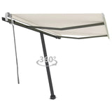 Vidaxl Luifel Detached manually extends 300x250 cm cream -colored