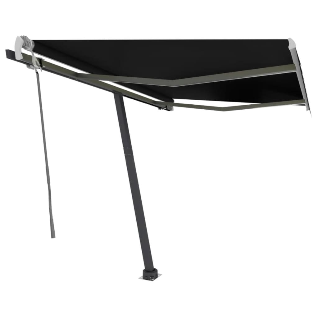 Vidaxl Luifel frittliggende manuelt utvider 300x250 cm Anthracite