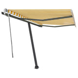 Vidaxl laifel løsrevet manuelt ut 350x250 cm gul og hvit