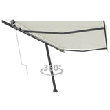 VidaXL Luifel Free -standing automatic 500x300 cm cream -colored
