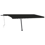 Vidaxl Luifel fritt -Stående automatisk 500x350 cm Antracitt -farget