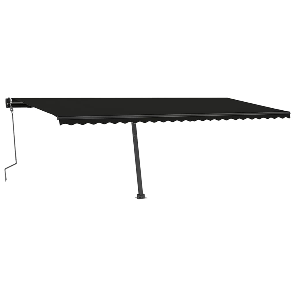 Vidaxl Luifel Detached manually extends 600x350 cm Anthracite