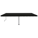 Vidaxl Luifel Detached manually extends 600x350 cm Anthracite
