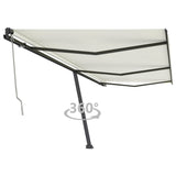 Vidaxl Luifel Free -standing automatic 600x350 cm cream -colored