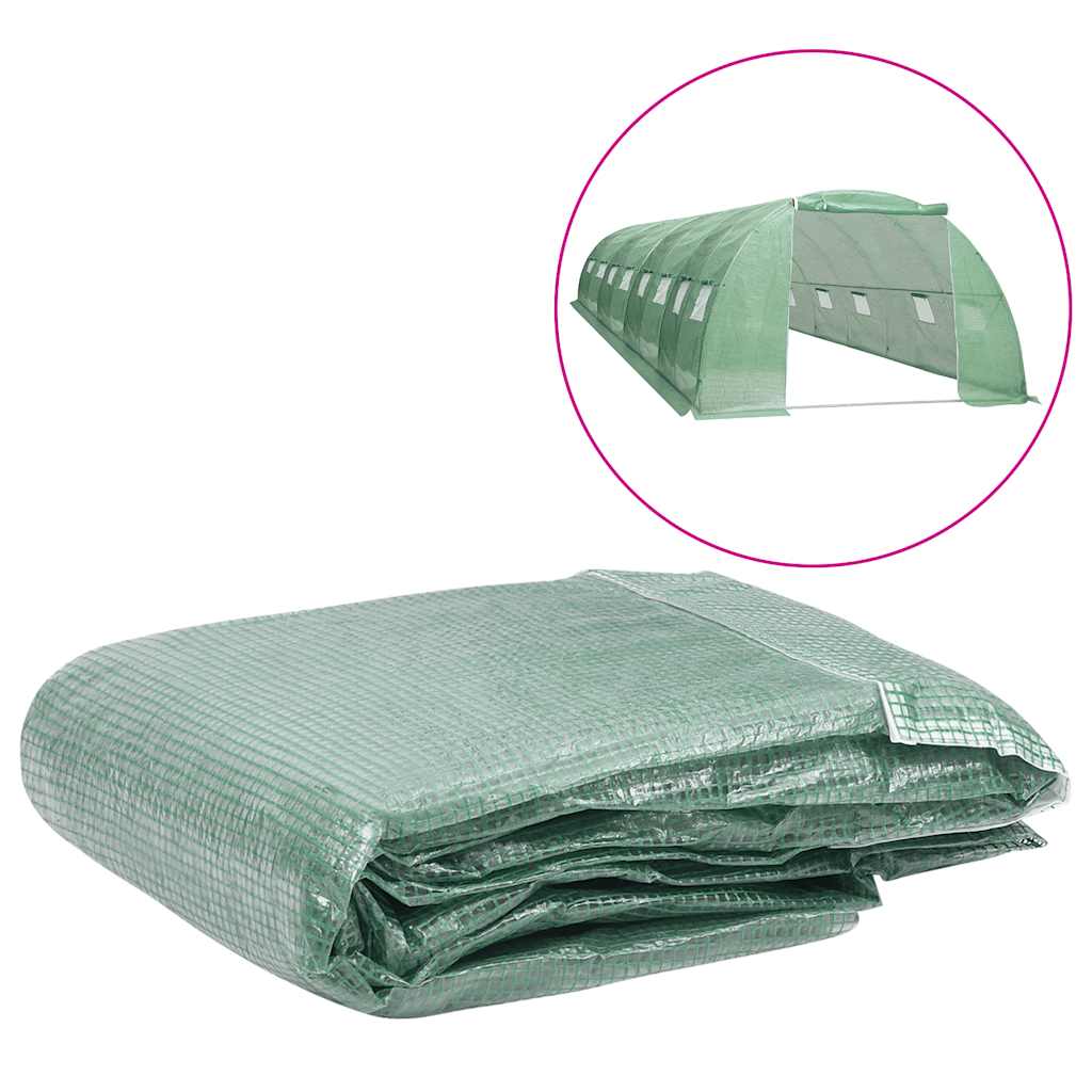 Vidaxl Kashoes replacement (32 m²) 400x800x200 cm green