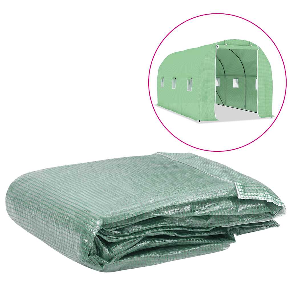 Vidaxl Kashoes Ersatz (9 m²) 200x450x200 cm Grün