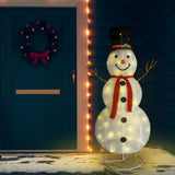 Vidaxl Decorative snowman LED 180 cm Luxury fabric