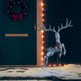 Vidaxl Christmas decorations Flying Reindeer Cold White 120 LEDs White
