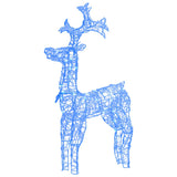 Vidaxl Christmas decorations Reindeer 90 LEDs 60x16x100 cm Acrylic