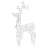 Vidaxl Christmas Decorations Reindeer 90 LEDS 60X16X100 CM acrylique
