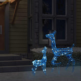 Vidaxl Christmas decorations Reindeer family 160 LEDs Blue Acrylic