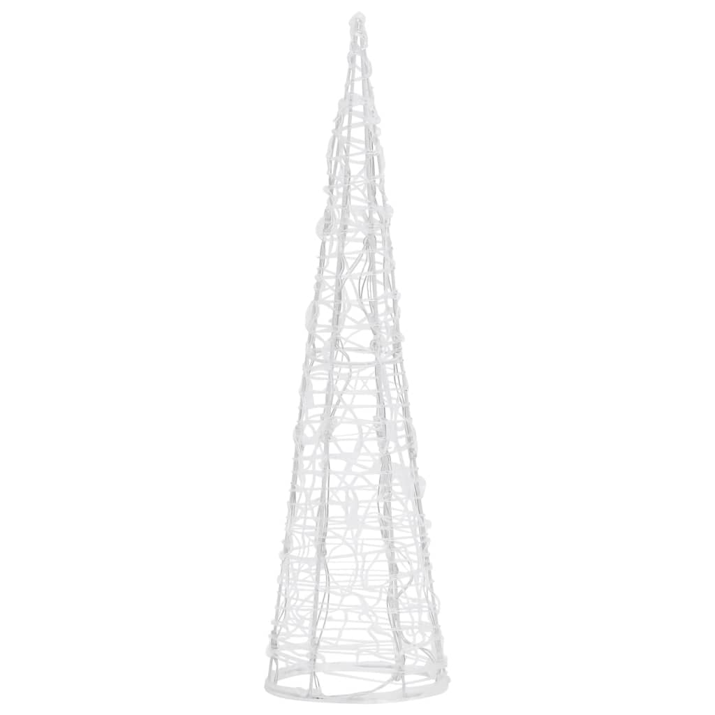 Vidaxl lahki stožec dekorativni LED modri 60 cm akril