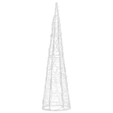 Vidaxl lahki stožec dekorativni LED modri 60 cm akril