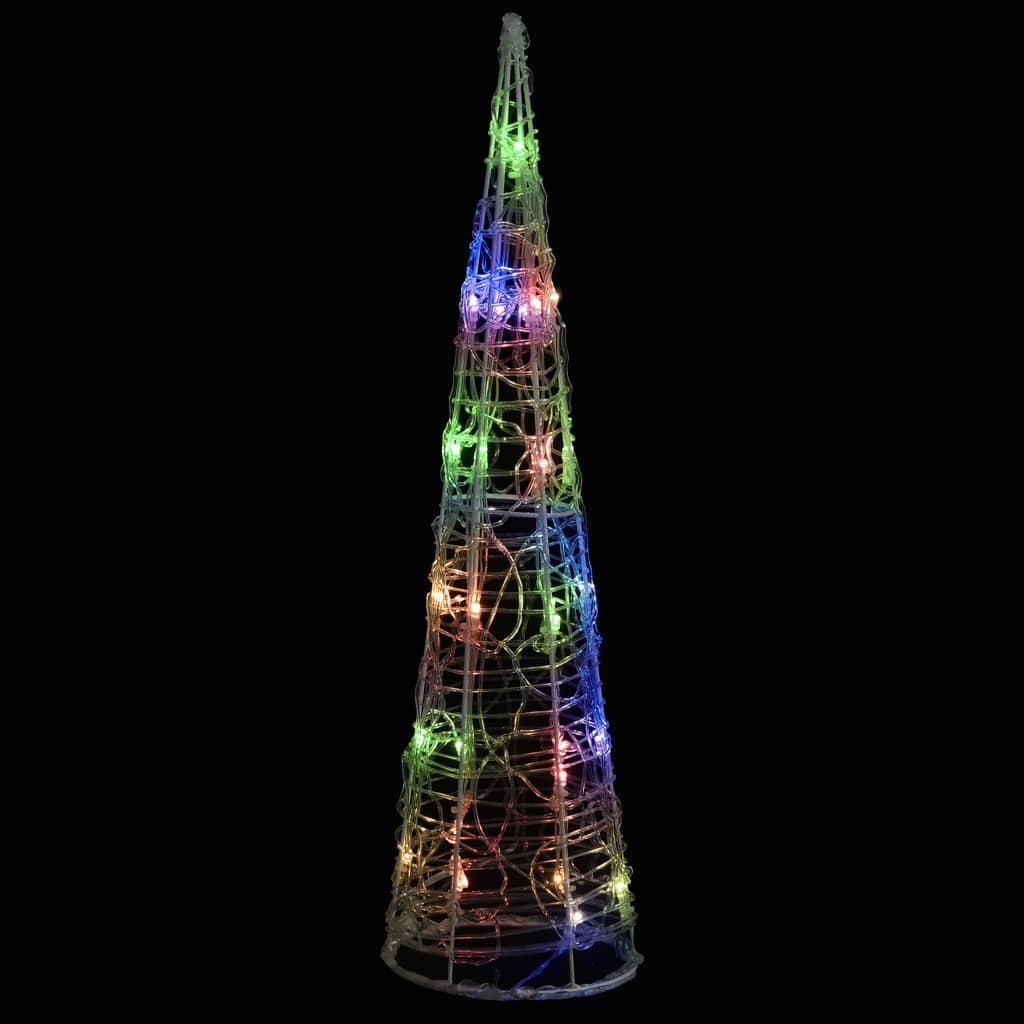 Vidaxl Light Cone Dekorativní LED více rozbalovaný 60 cm akryl