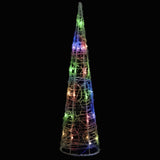 Vidaxl Light Cone Dekorativní LED více rozbalovaný 60 cm akryl