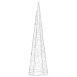 Vidaxl Light Cone Dekorativní LED více rozbalovaný 60 cm akryl