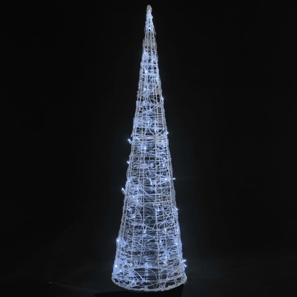 Vidaxl Light Cone Dekorativ LED kald hvit 90 cm akryl