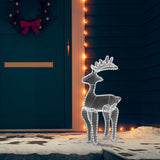 Vidaxl Christmas decorations Reindeer with mesh 306 LEDs 60x24x89 cm