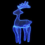 Vidaxl Christmas decorations Reindeer with mesh 306 LEDs 60x24x89 cm