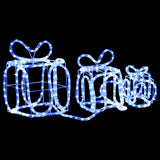 Boîtes-cadeaux d'éclairage de Noël Vidaxl 180 LED à l'intérieur et à l'extérieur