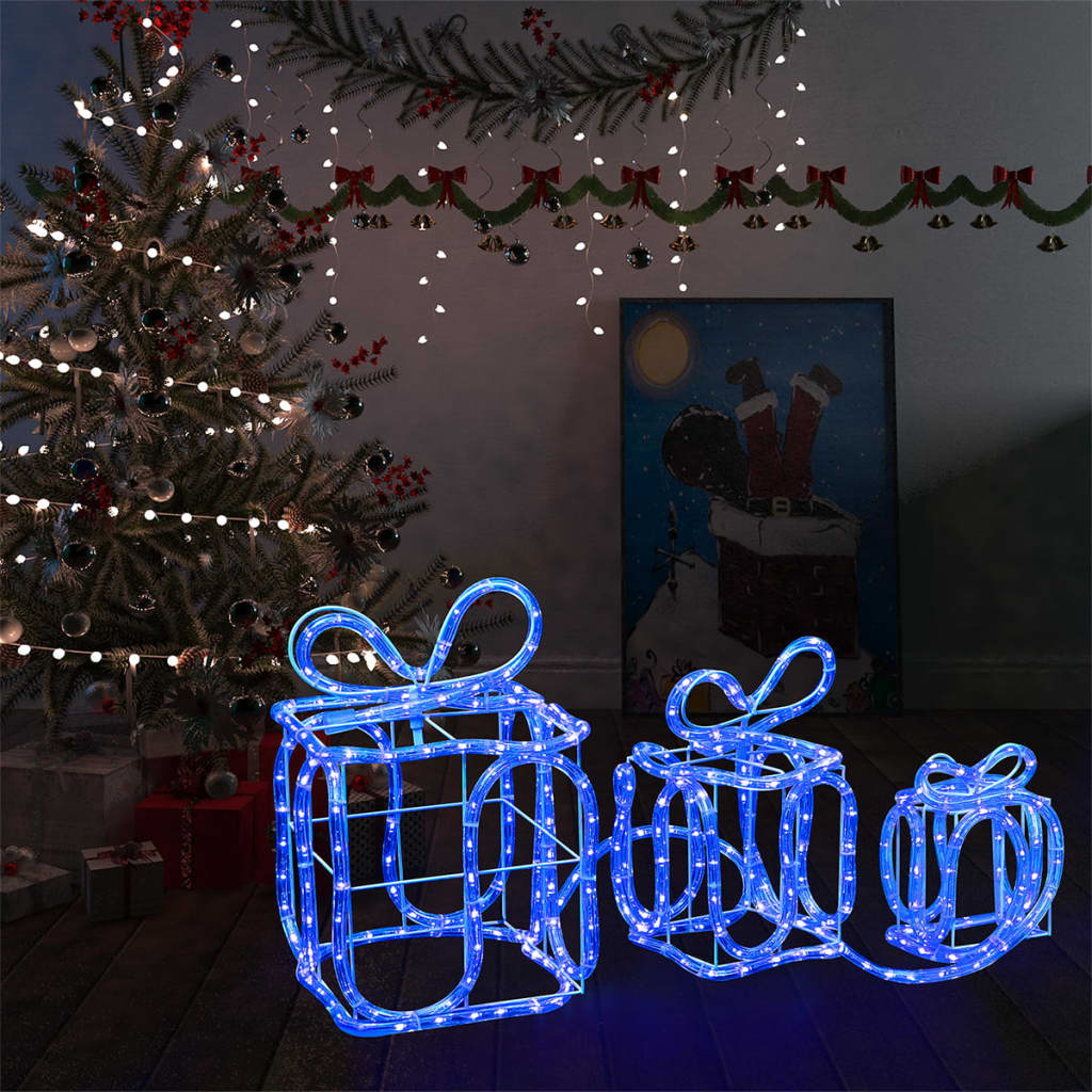 Vidaxl Christmas lighting gift boxes 180 LEDs inside and outside