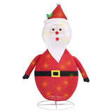 Vidaxl Santa Dekoracyjna LED 60 cm luksusowa tkanina