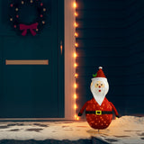 Vidaxl Santa Dekoracyjna LED 60 cm luksusowa tkanina