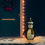 Vidaxl Christmas Penguin Dekorativt førte 90 cm luksusstof