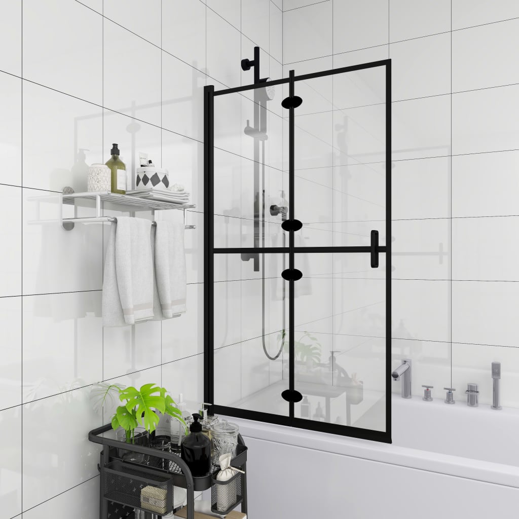 Vidaxl bruser kabinet sammenfoldelig 120x140 cm esg sort