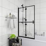 Vidaxl bruser kabinet sammenfoldelig 120x140 cm esg sort