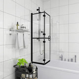 Vidaxl bruser kabinet sammenfoldelig 120x140 cm esg sort