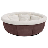 Vidaxl dog basket 59x59x24 cm brown